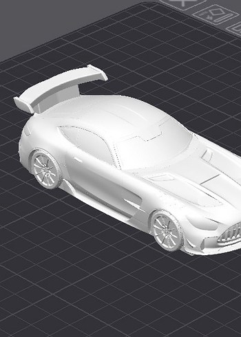 3d Mercedes Benz AMG GT Model araba Diecast - Görsel 4