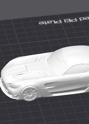 3d Mercedes Benz AMG GT Model araba Diecast - Görsel 2