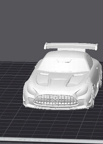 3d Mercedes Benz AMG GT Model araba Diecast - Görsel 3