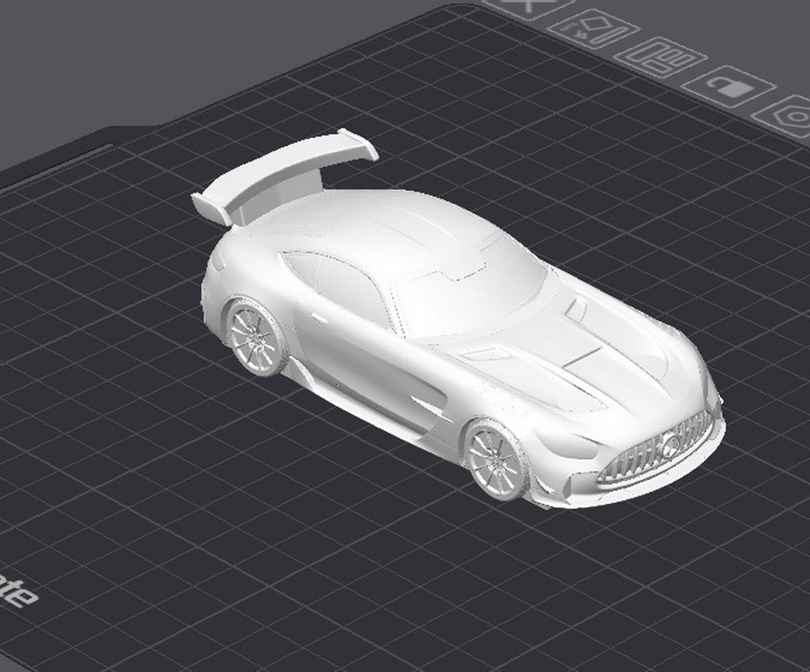 3d Mercedes Benz AMG GT Model araba Diecast - Görsel 4