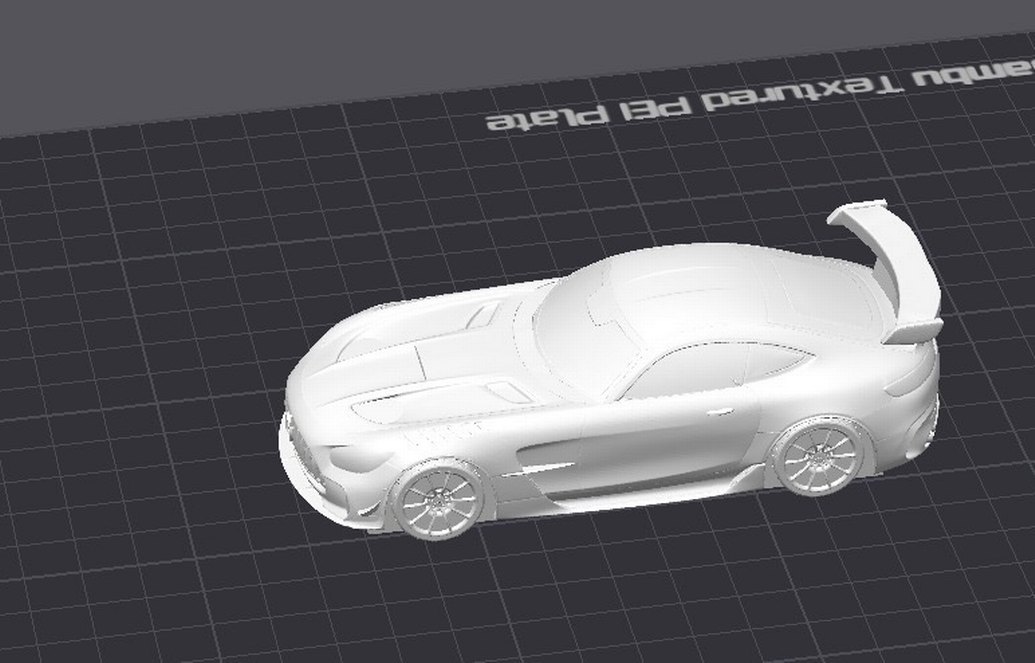 3d Mercedes Benz AMG GT Model araba Diecast - Görsel 2