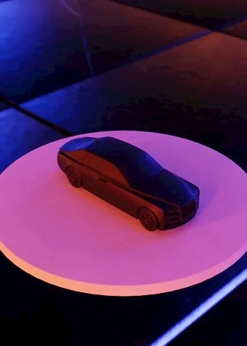 3d baskı Rolls-Royce Phantom model araba Diecast Diorama - Görsel 2