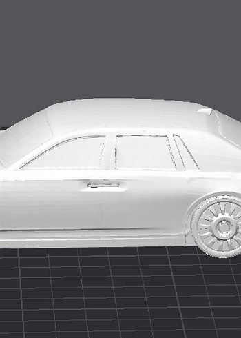 3d baskı Rolls-Royce Phantom model araba Diecast Diorama - Görsel 4