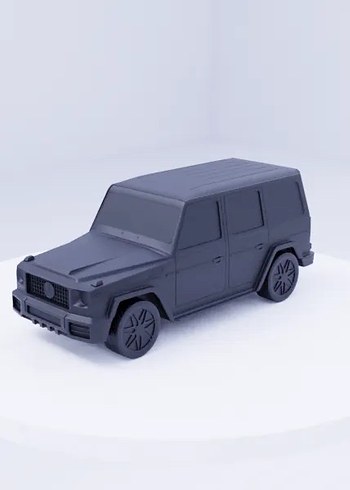 3d Baskı Mercedes Benz G63 AMG Model Araba Diecast Diorama - Görsel 3