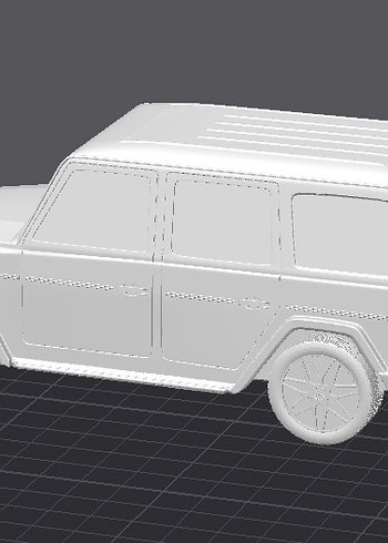 3d Baskı Mercedes Benz G63 AMG Model Araba Diecast Diorama - Görsel 4