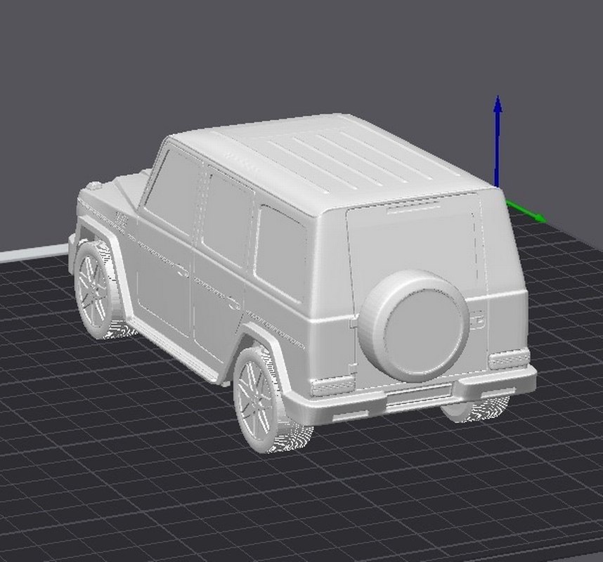 3d Baskı Mercedes Benz G63 AMG Model Araba Diecast Diorama - Görsel 5