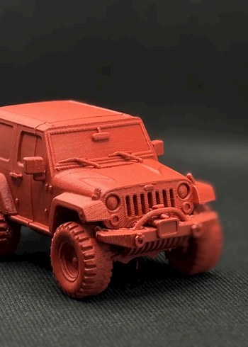 3d baskı Jeep Wrangler Gladietor Model araba Diecast - Görsel 3