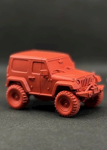 3d baskı Jeep Wrangler Gladietor Model araba Diecast
