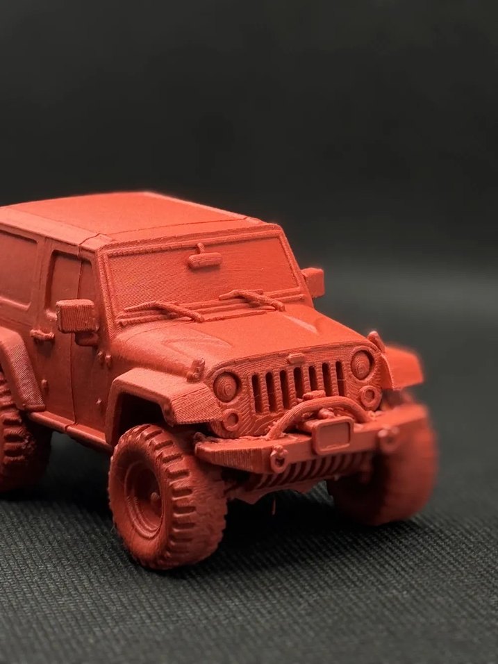3d baskı Jeep Wrangler Gladietor Model araba Diecast - Görsel 3