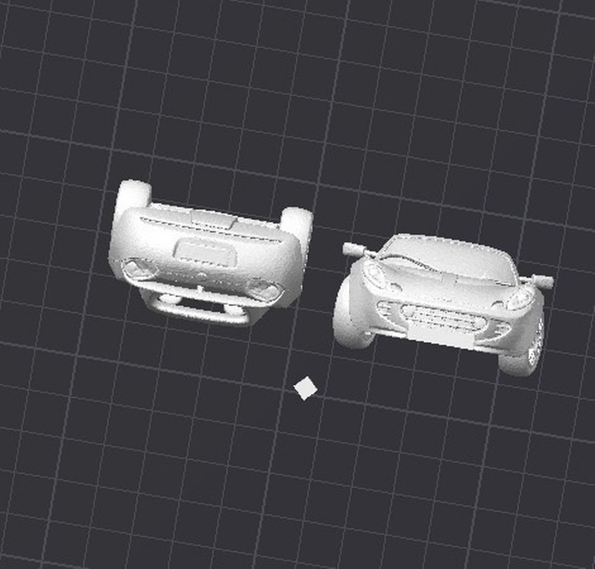 3d baskı Lotus Elise c2 model araba Diecast - Görsel 5