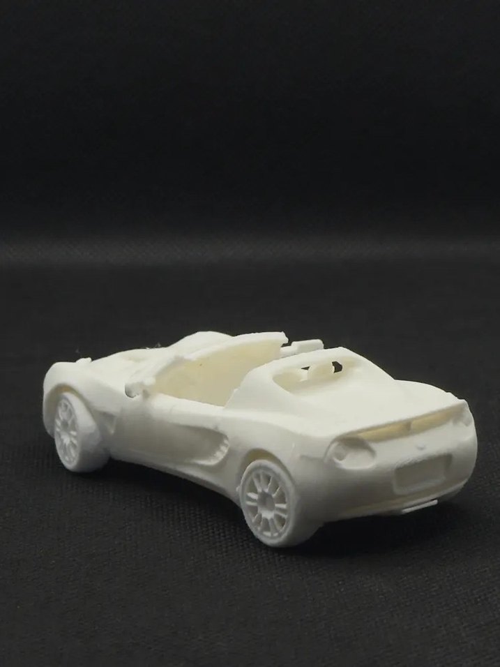 3d baskı Lotus Elise c2 model araba Diecast - Görsel 4
