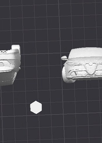 3d Baskı Alfa Romeo Giulia Model araba Diecast Diorama - Görsel 5