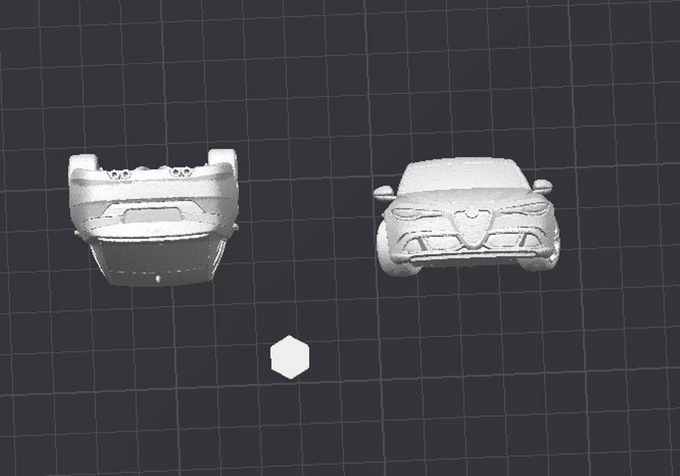 3d Baskı Alfa Romeo Giulia Model araba Diecast Diorama - Görsel 5