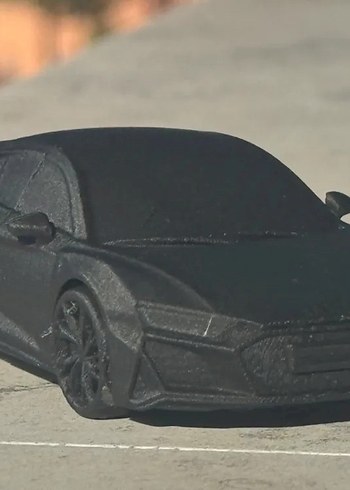 3d Baskı Audi R8 model araba Diecast Diorama - Görsel 2