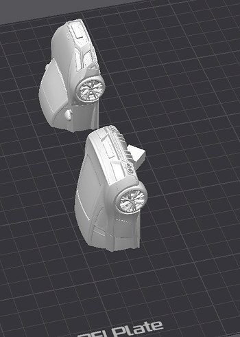 3d Baskı Audi R8 model araba Diecast Diorama - Görsel 6