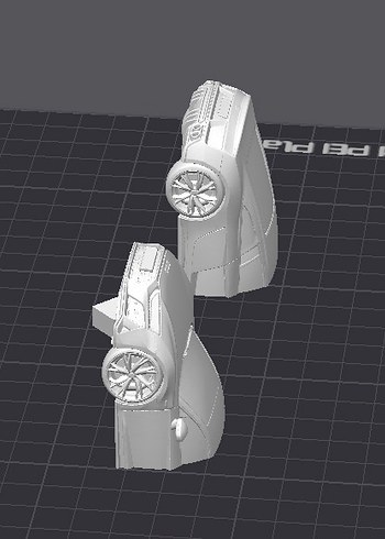 3d Baskı Audi R8 model araba Diecast Diorama - Görsel 4