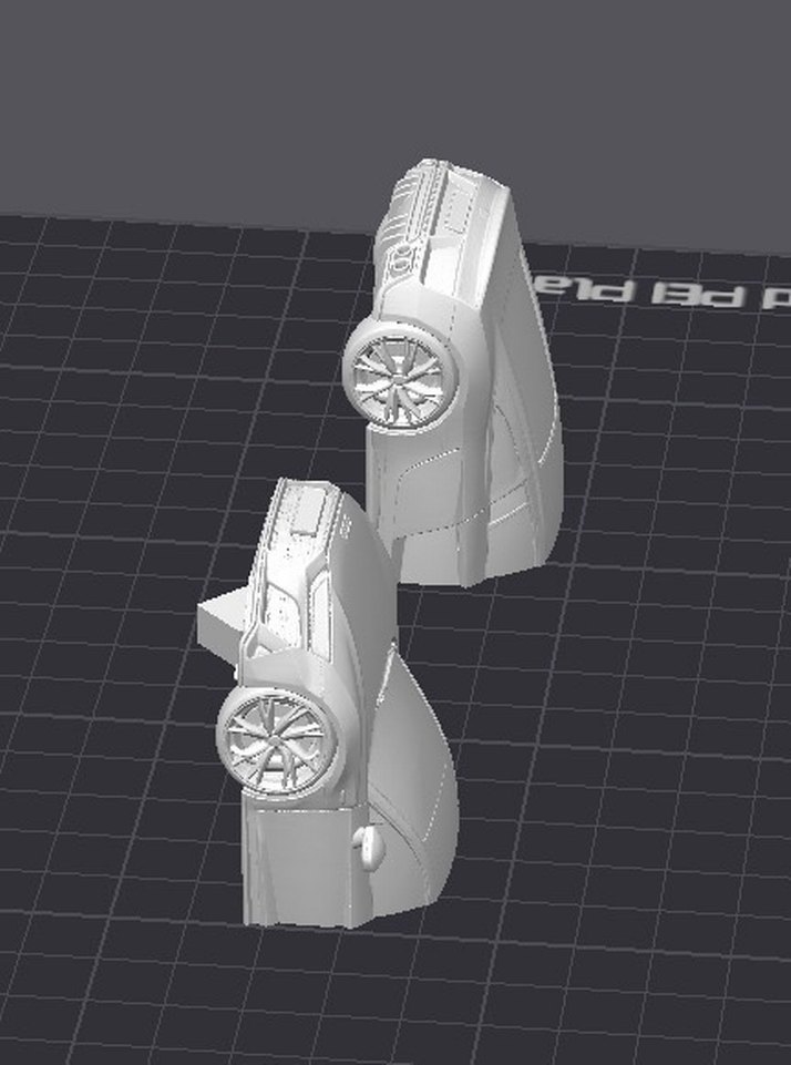 3d Baskı Audi R8 model araba Diecast Diorama - Görsel 4