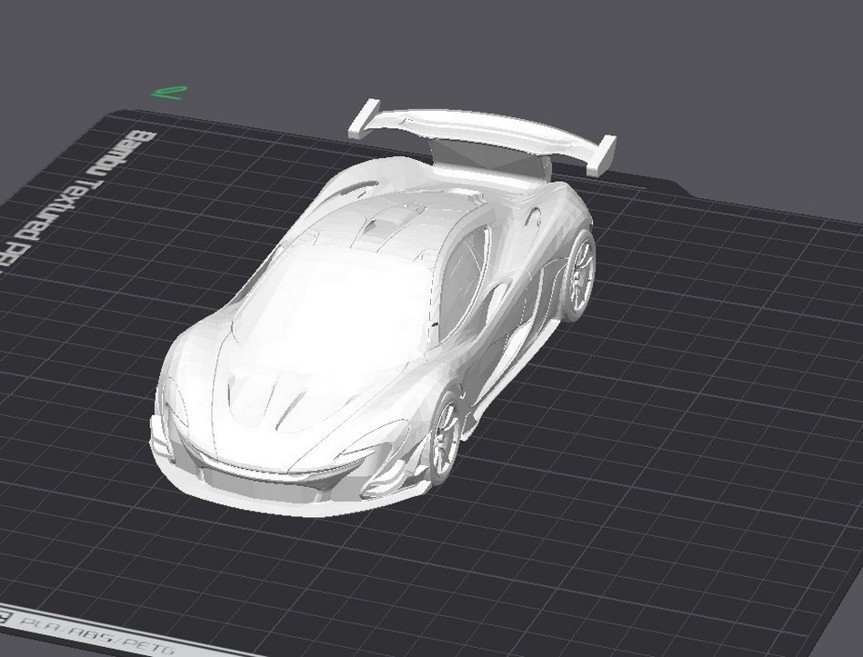 3d baskı McLaren Model araba Diecast Diorama - Görsel 3