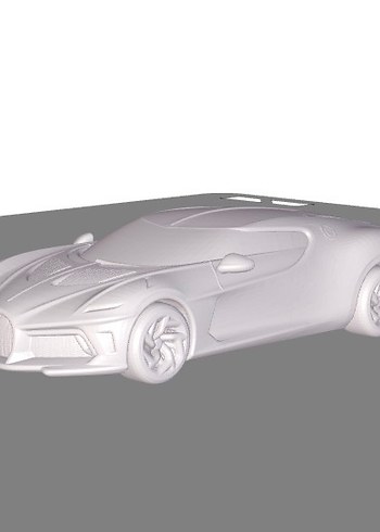 3d Baskı Bugatti model araba anahtarlık - Görsel 11