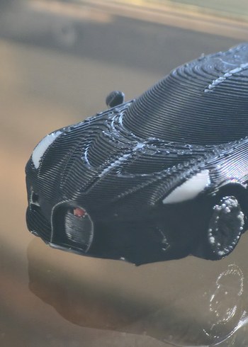 3d Baskı Bugatti model araba anahtarlık - Görsel 3