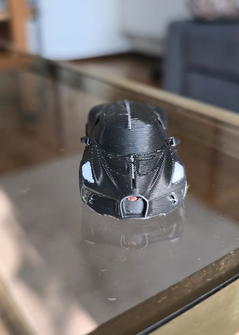 3d Baskı Bugatti model araba anahtarlık - Görsel 5