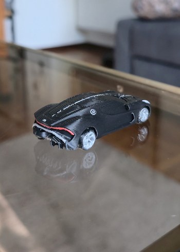 3d Baskı Bugatti model araba anahtarlık - Görsel 8