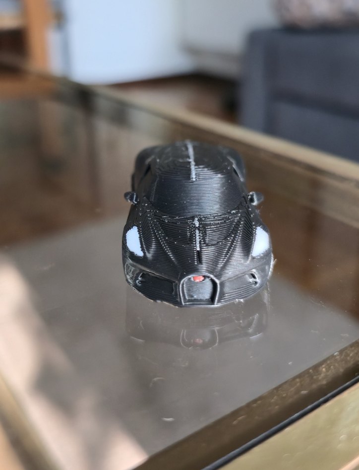 3d Baskı Bugatti model araba anahtarlık - Görsel 5