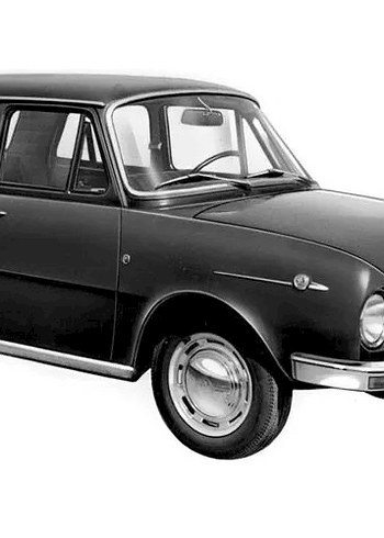 3d Baskı Skoda 100 mb model araba Diecast Diorama