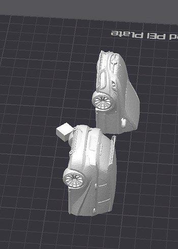 3d Baskı Mercedes A45 AMG model araba Diecast Diorama - Görsel 5