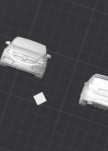 3d Baskı Mercedes A45 AMG model araba Diecast Diorama - Görsel 6