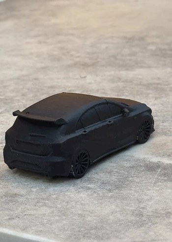 3d Baskı Mercedes A45 AMG model araba Diecast Diorama - Görsel 3