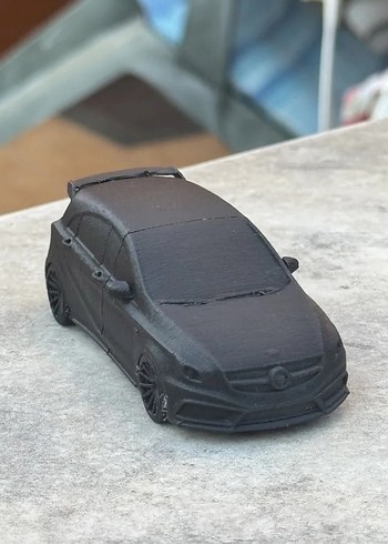 3d Baskı Mercedes A45 AMG model araba Diecast Diorama