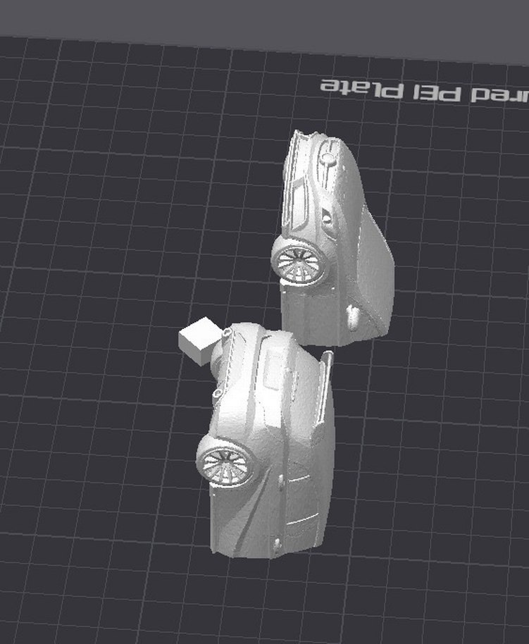 3d Baskı Mercedes A45 AMG model araba Diecast Diorama - Görsel 5