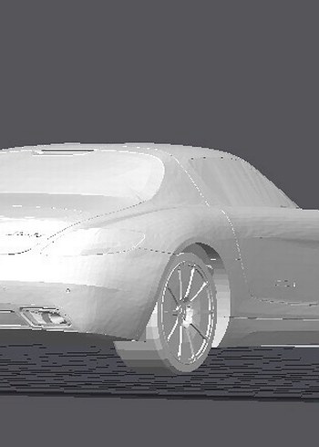 3d Baskı Mercedes-Benz SLS AMG model araba Diecast Diorama - Görsel 7