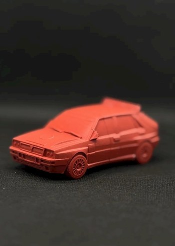 3d Lancia Delta HF integrale model araba Diecast Diorama - Görsel 3