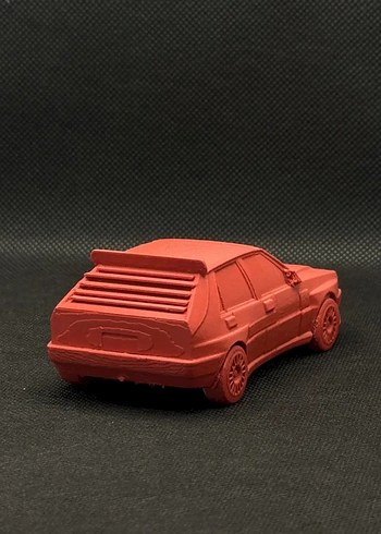 3d Lancia Delta HF integrale model araba Diecast Diorama - Görsel 2