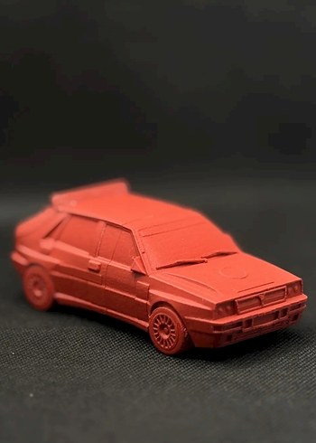 3d Lancia Delta HF integrale model araba Diecast Diorama - Görsel 4