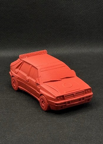 3d Lancia Delta HF integrale model araba Diecast Diorama - Görsel 5