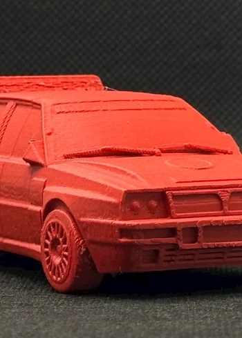 3d Lancia Delta HF integrale model araba Diecast Diorama