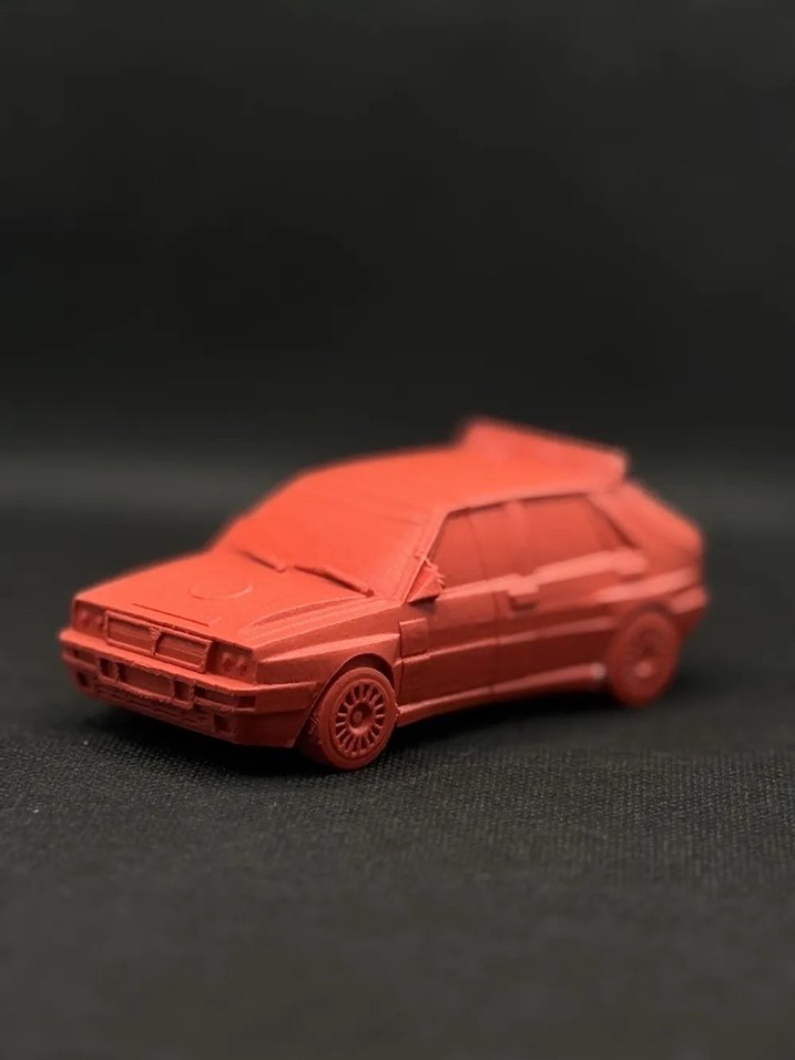 3d Lancia Delta HF integrale model araba Diecast Diorama - Görsel 3