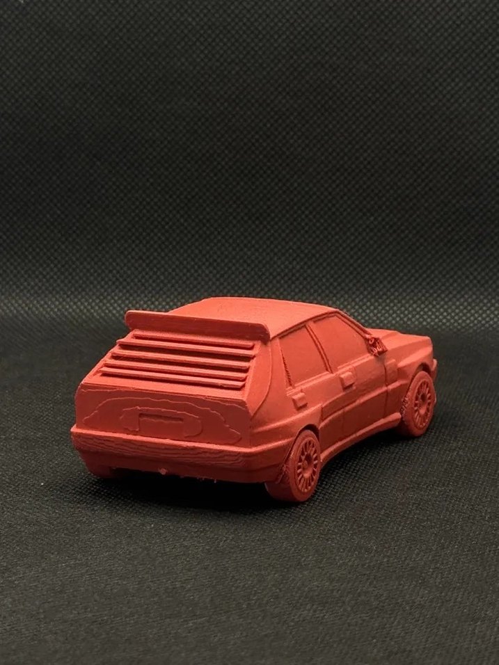 3d Lancia Delta HF integrale model araba Diecast Diorama - Görsel 2