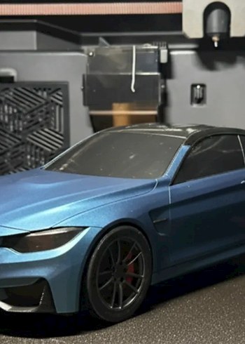 3d baskı BMW M4 Model araba Diecast Diorama