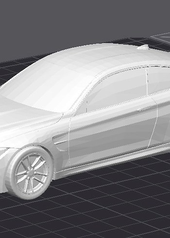3d baskı BMW M4 Model araba Diecast Diorama - Görsel 2