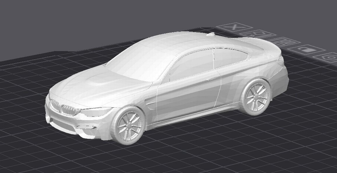 3d baskı BMW M4 Model araba Diecast Diorama - Görsel 2