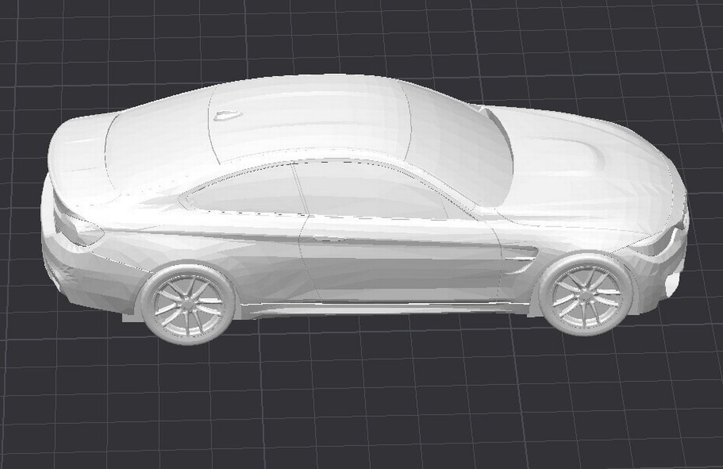 3d baskı BMW M4 Model araba Diecast Diorama - Görsel 4