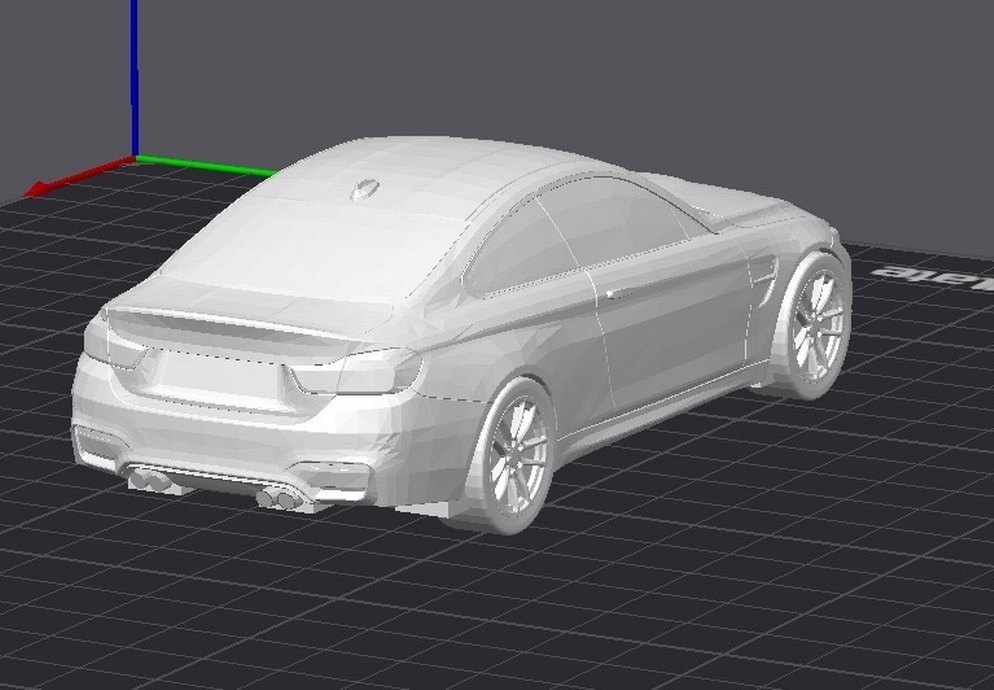 3d baskı BMW M4 Model araba Diecast Diorama - Görsel 5