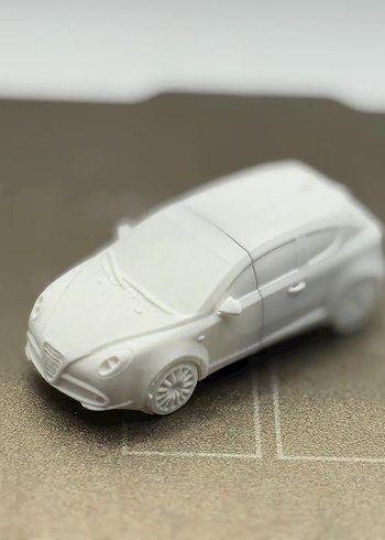 3d Baskı Alfa Romeo Mito model araba Diecast Diorama - Görsel 3