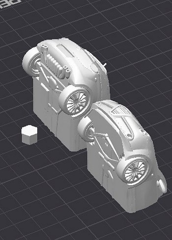 3d Baskı Alfa Romeo Mito model araba Diecast Diorama - Görsel 5