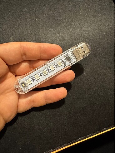 usb Led aydınlatma 8 ayarlanabilir renk ve modlar