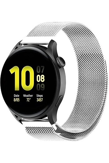 22mm Hasır Mıknatıslı Akıllı Pimli Saat Kordonu